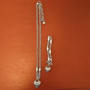 Brighton Silver Necklace & Bracelet Set